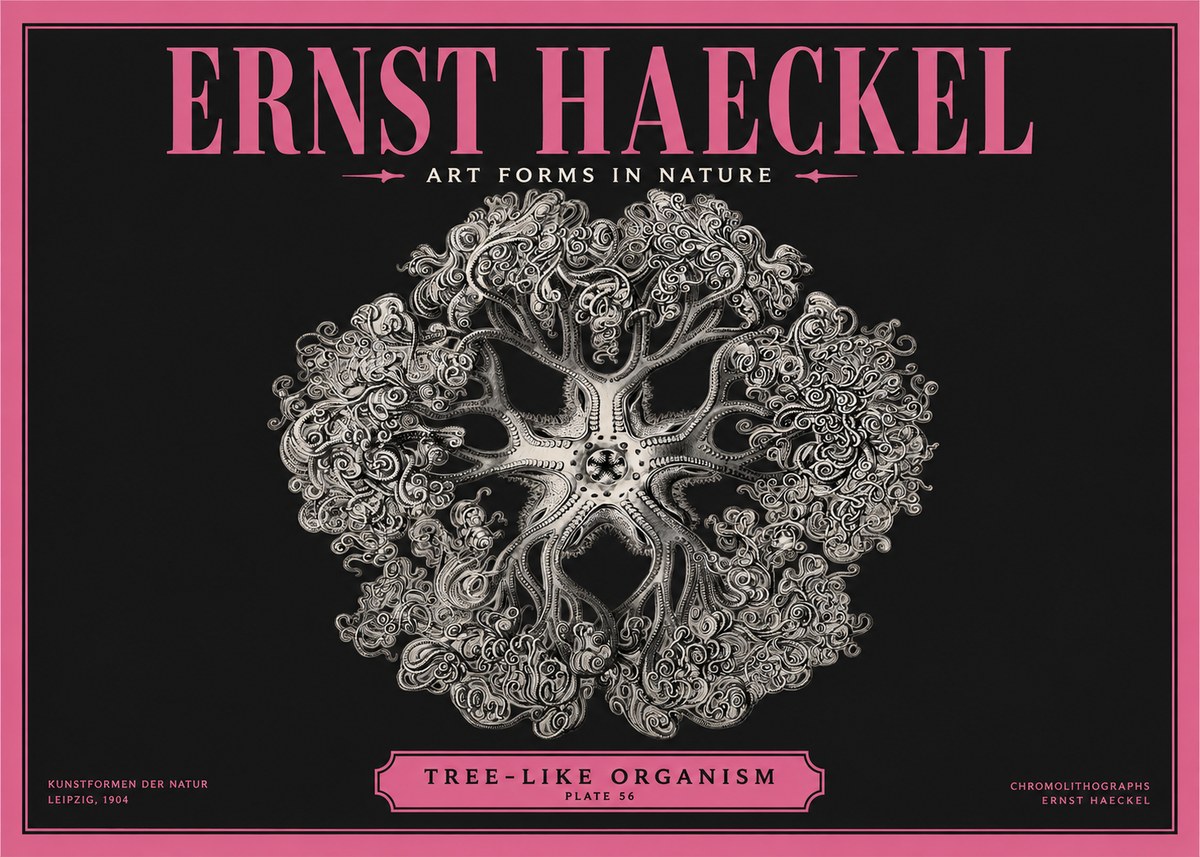 Ernst Haeckel Tree-like Organism No2 - Poster