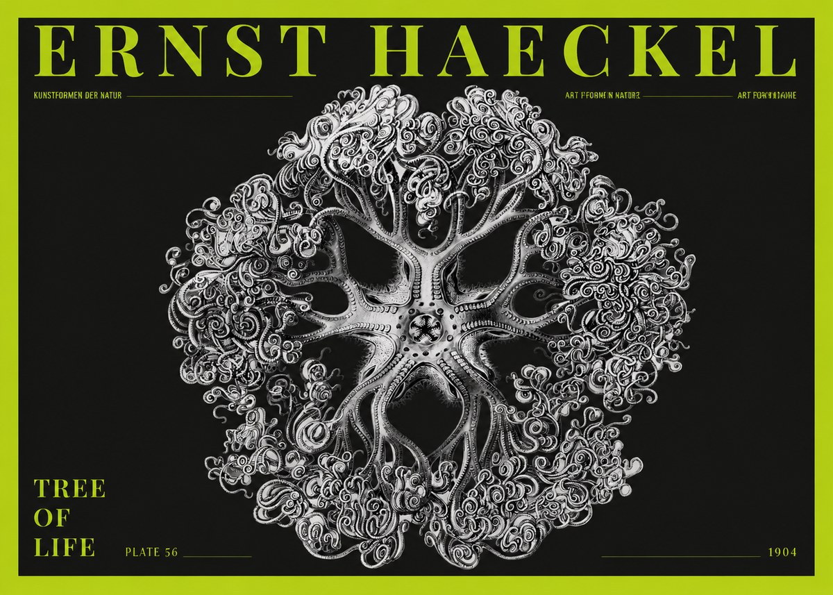 Ernst Haeckel Tree-like Organism No5 - Poster