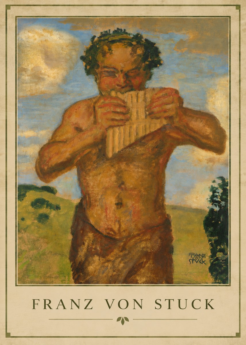 Franz von Stuck Faun No4 - Poster