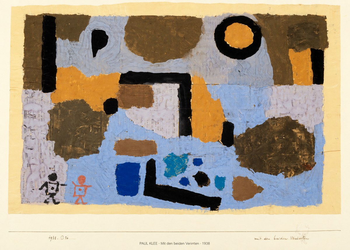 Paul Klee Mit Den Beiden Verirrten No5 - Poster