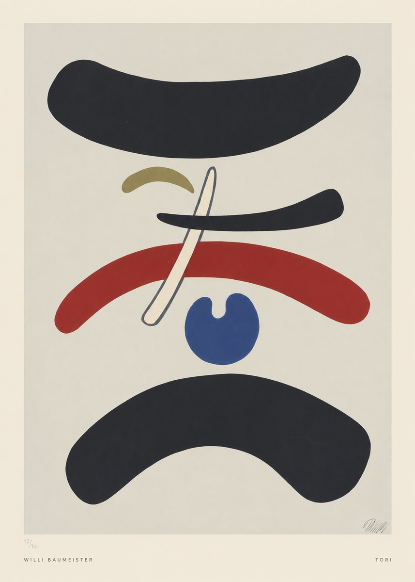 Willi Baumeister Tori No5 - Poster