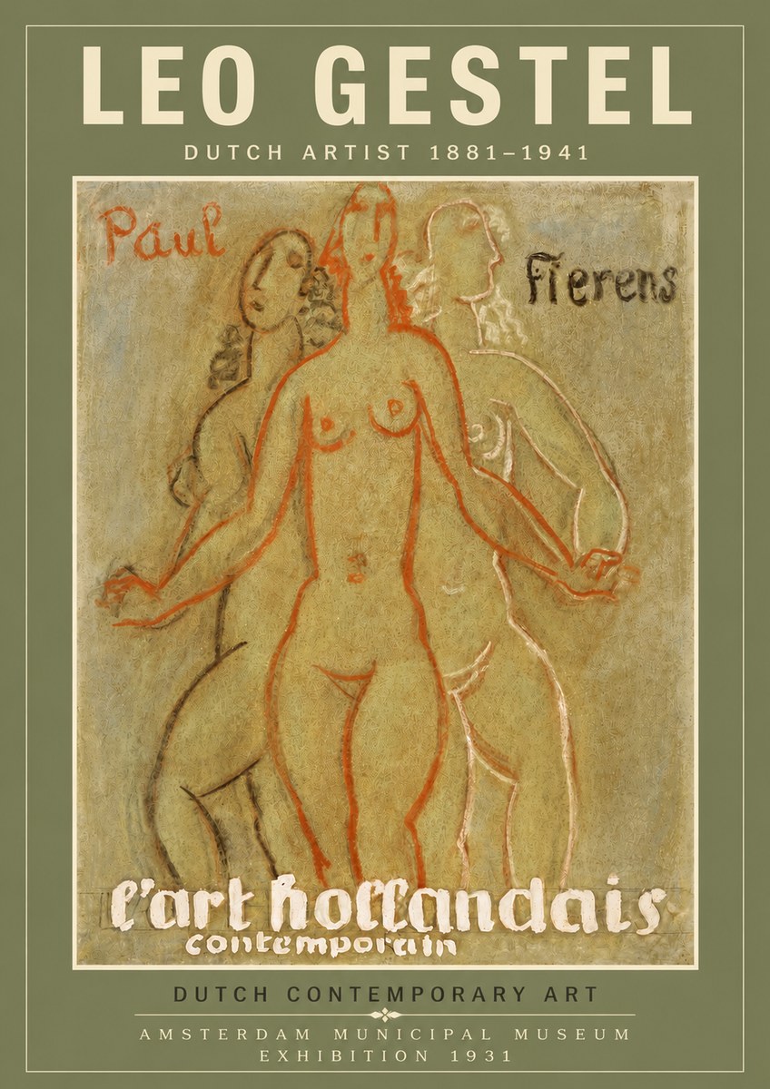 Leo Gestel L'art Hollandais Contemporain II No4 - Poster