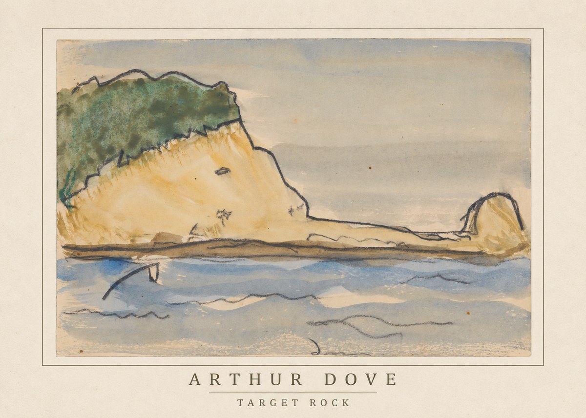 Arthur Dove Target Rock No4 - Poster