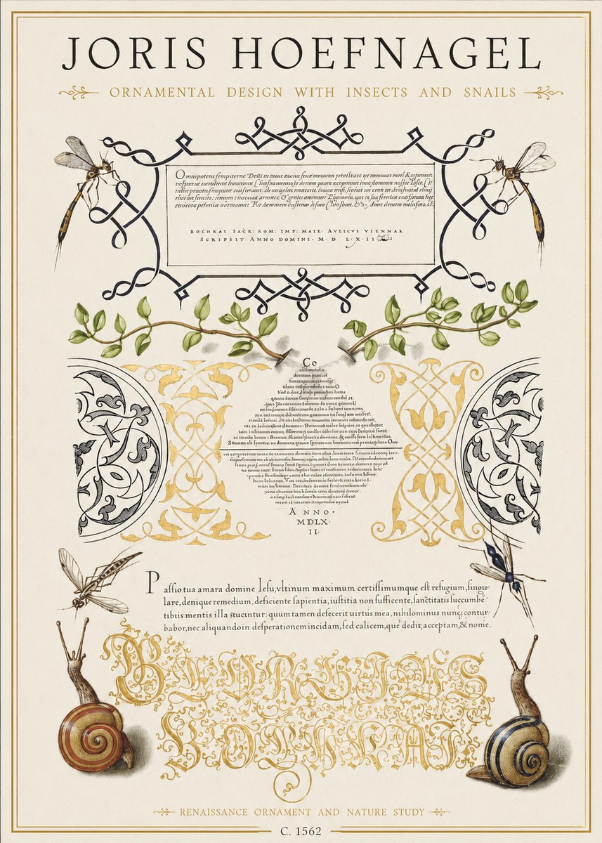 Joris Hoefnagel Memento Mori No2 - Poster