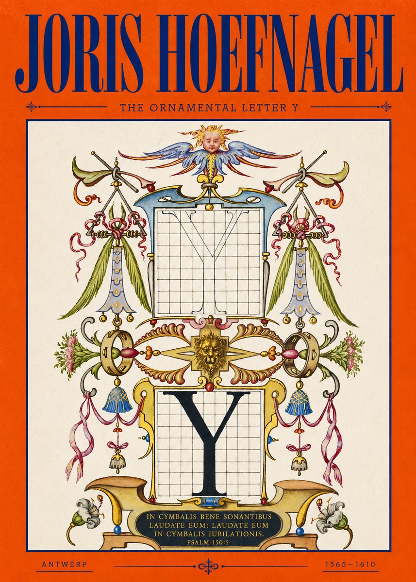 Joris Hoefnagel The Ornamental Letter Y No2 - Poster