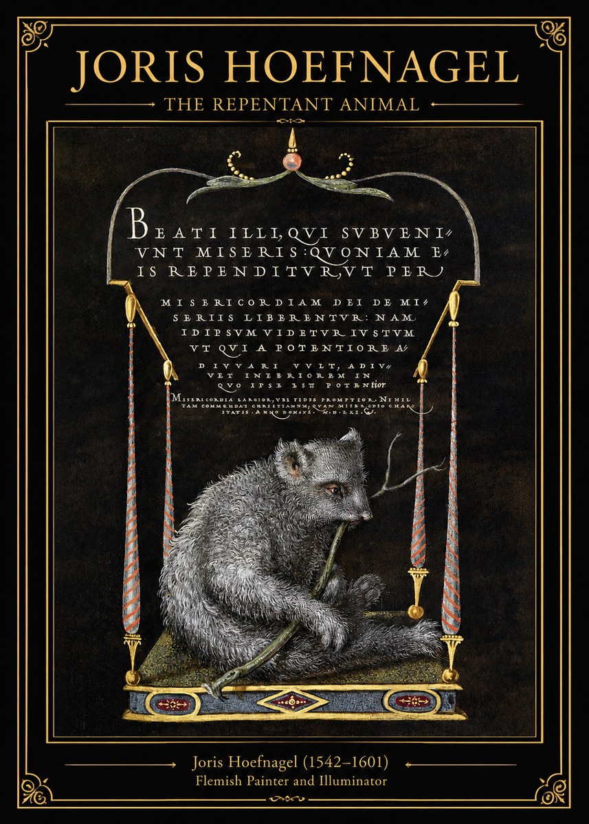Joris Hoefnagel The Repentant Animal No1 - Poster
