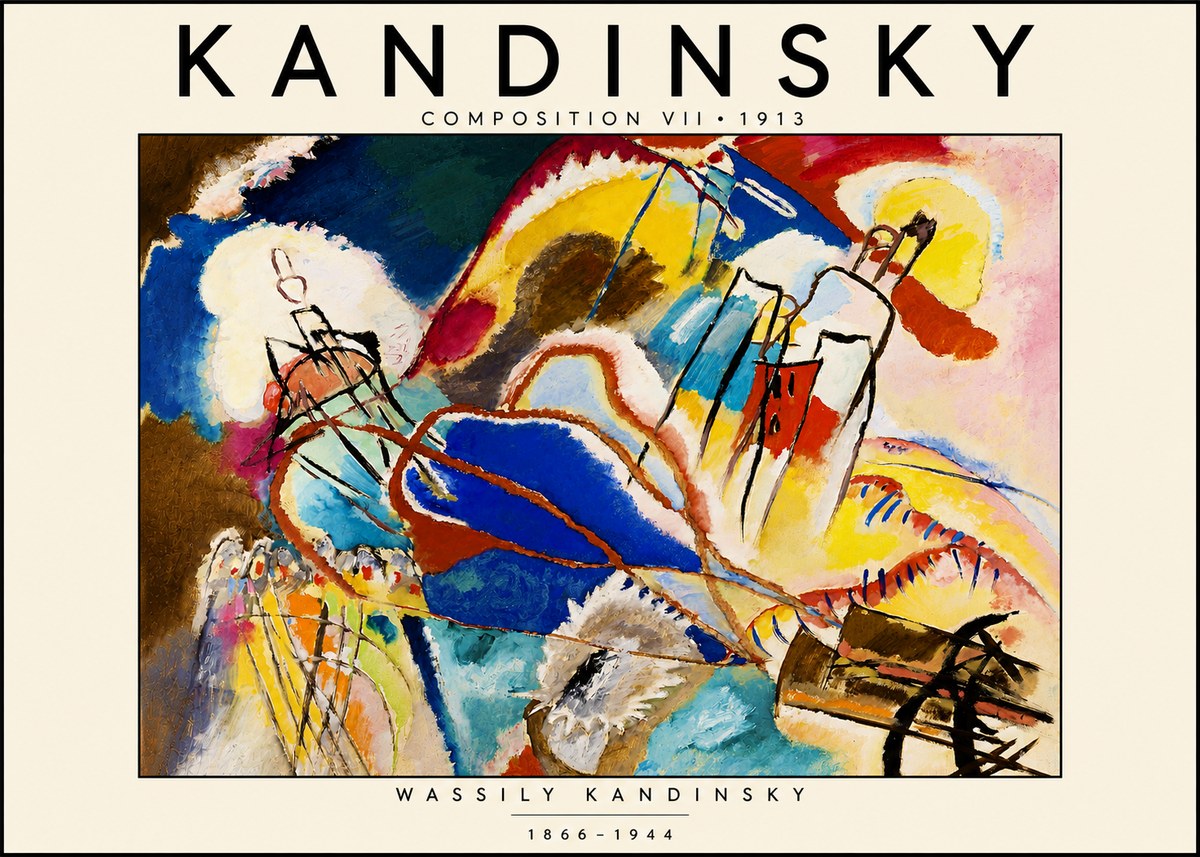 Kandinsky Composition Vii I No4 - Poster