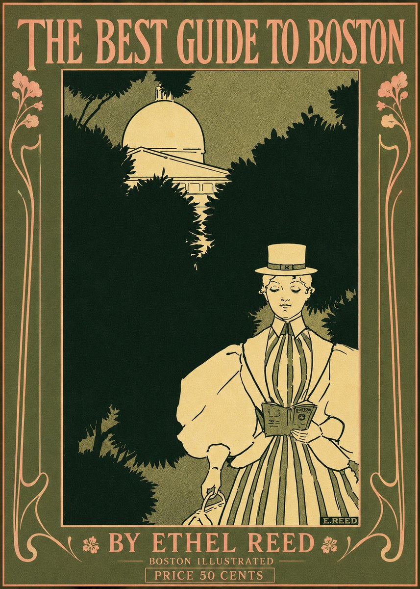Ethel Reed The Best Guide to Boston No3 - Poster