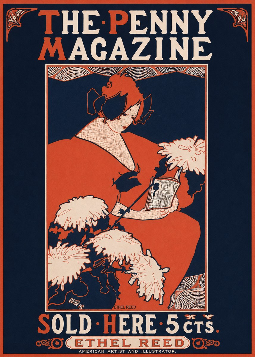 Ethel Reed The Penny Magazine No2 - Poster