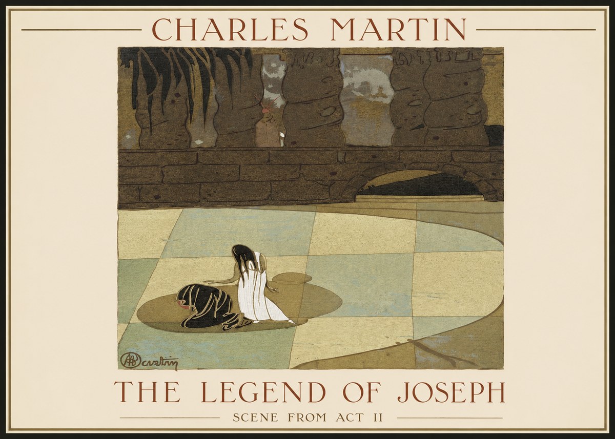 Charles Martin The Legend of Joseph - Scene from Act Ii No1 - Poster