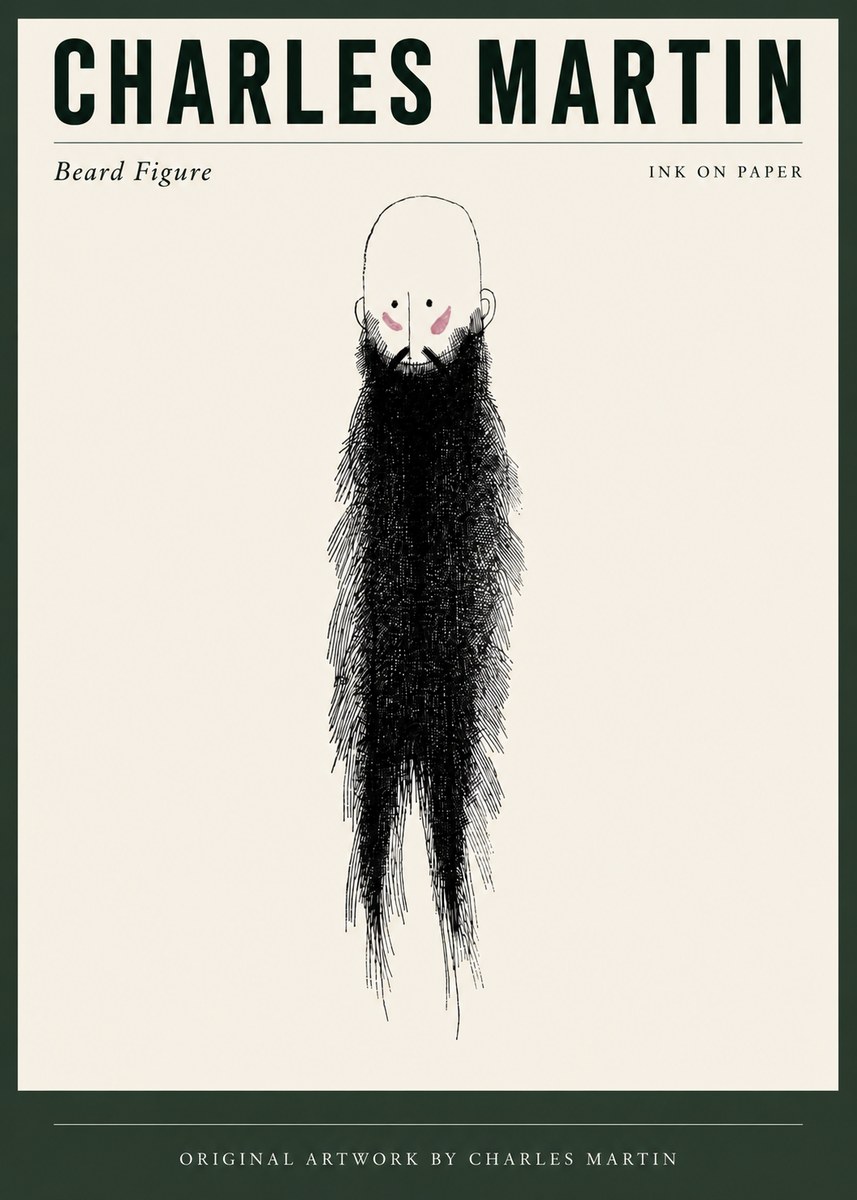 Charles Martin Beard Figure No3 - Poster