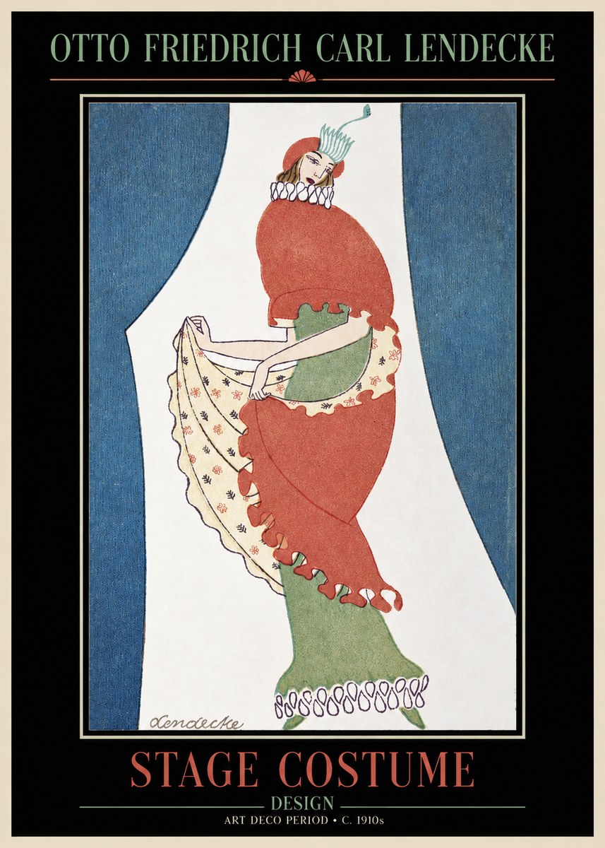 Otto Friedrich Carl Lendecke Stage Costume No2 - Poster