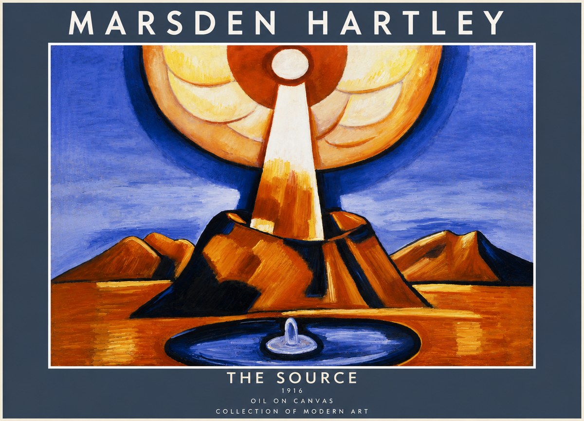 Marsden Hartley The Source No3 - Poster