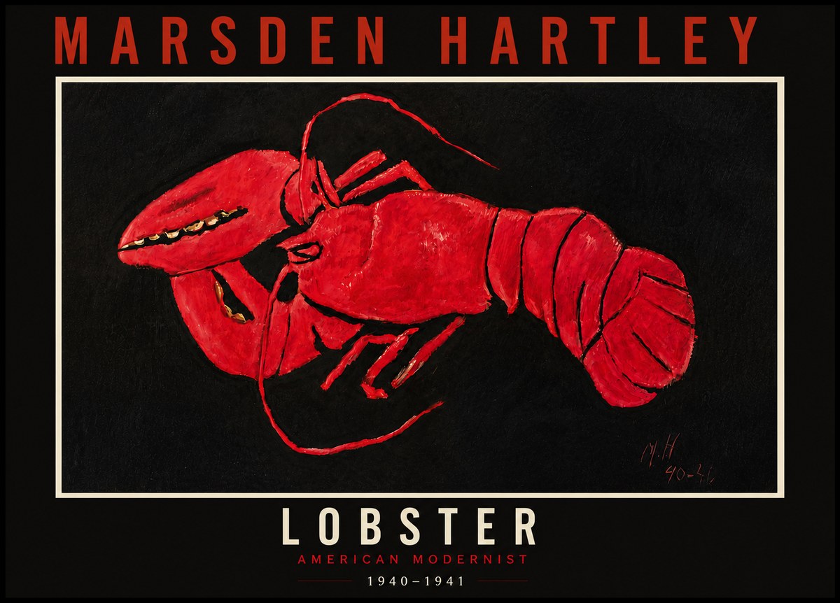 Marsden Hartley Lobster No5 - Poster