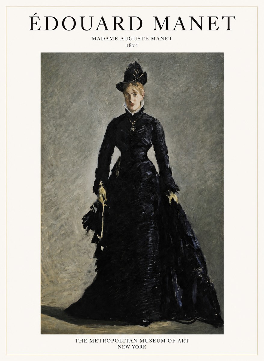 Édouard Manet Madame Auguste Manet No1 - Poster
