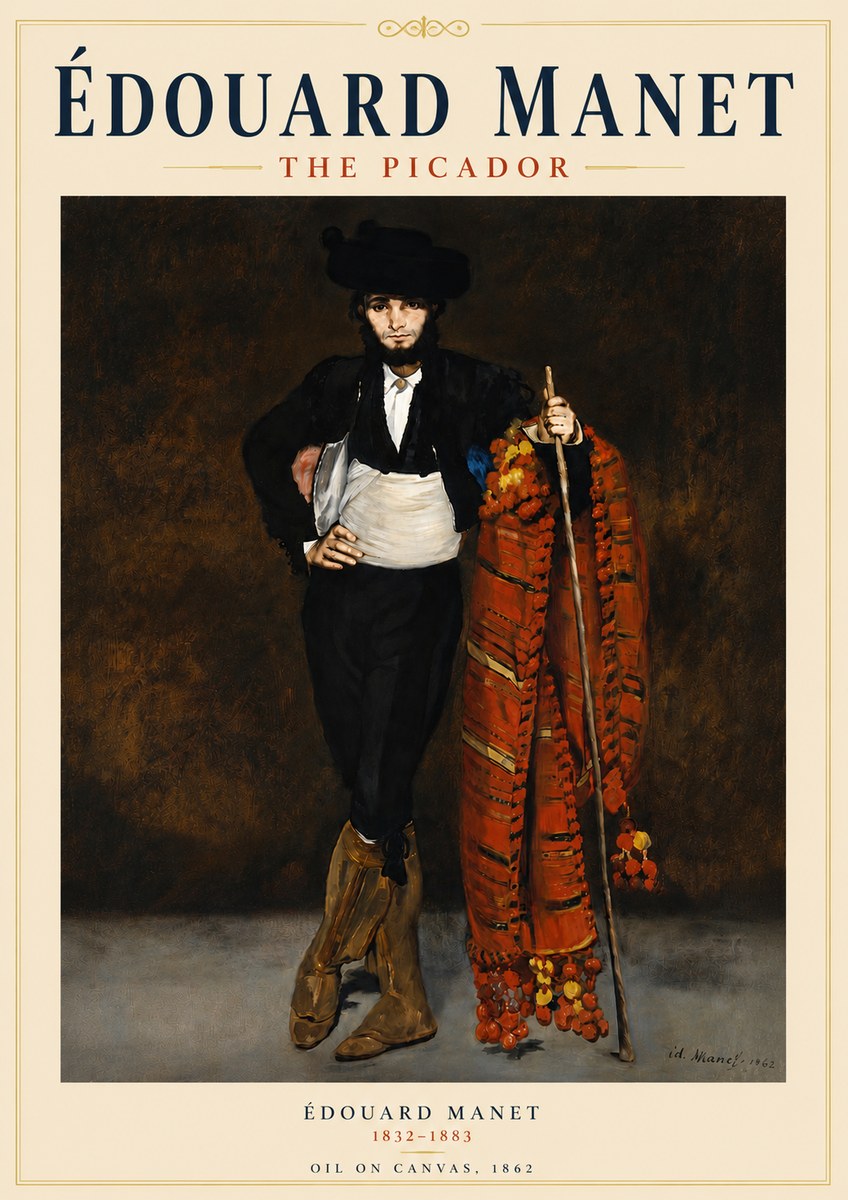 Édouard Manet The Picador No4 - Poster