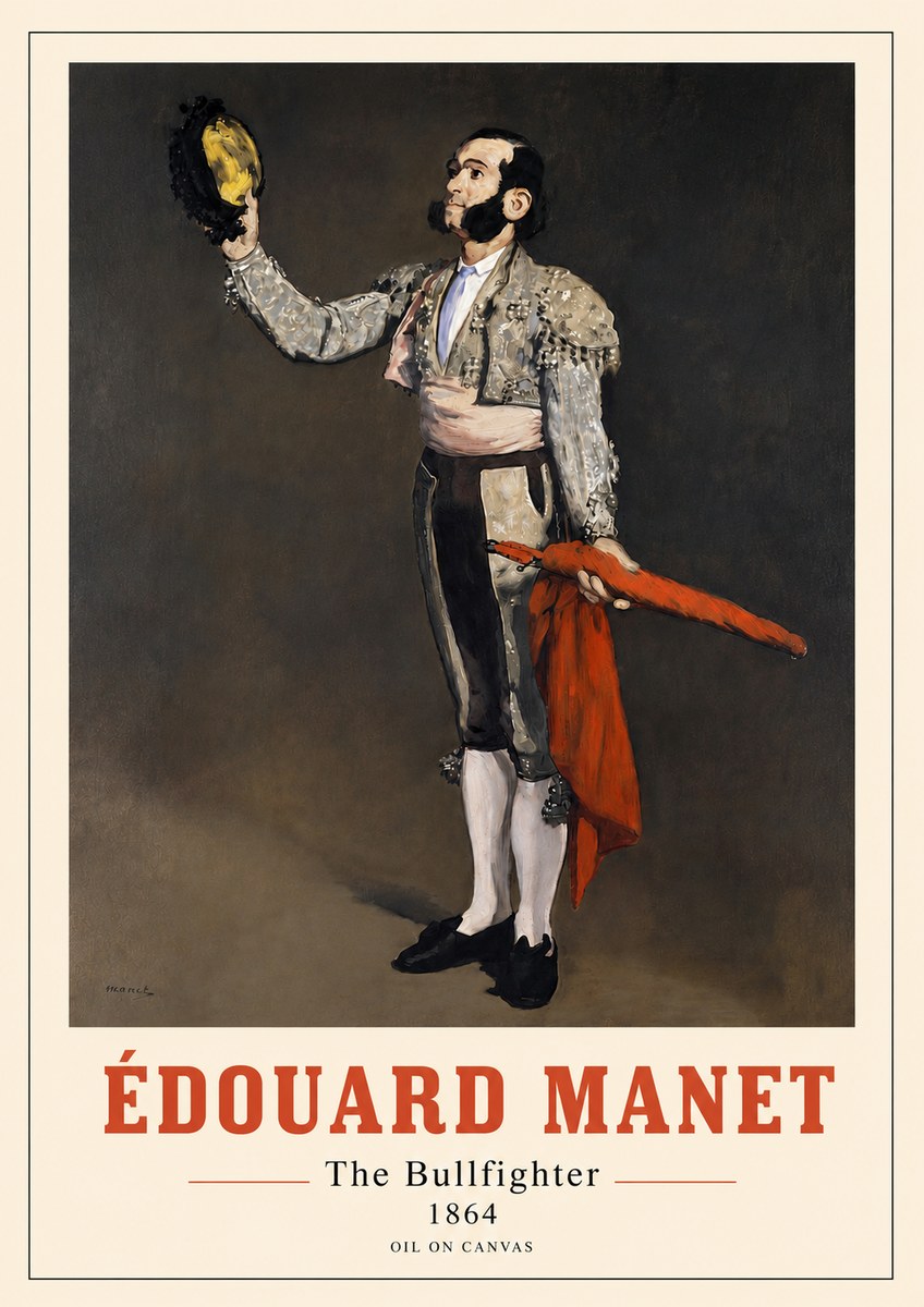 Édouard Manet The Bullfighter No4 - Poster