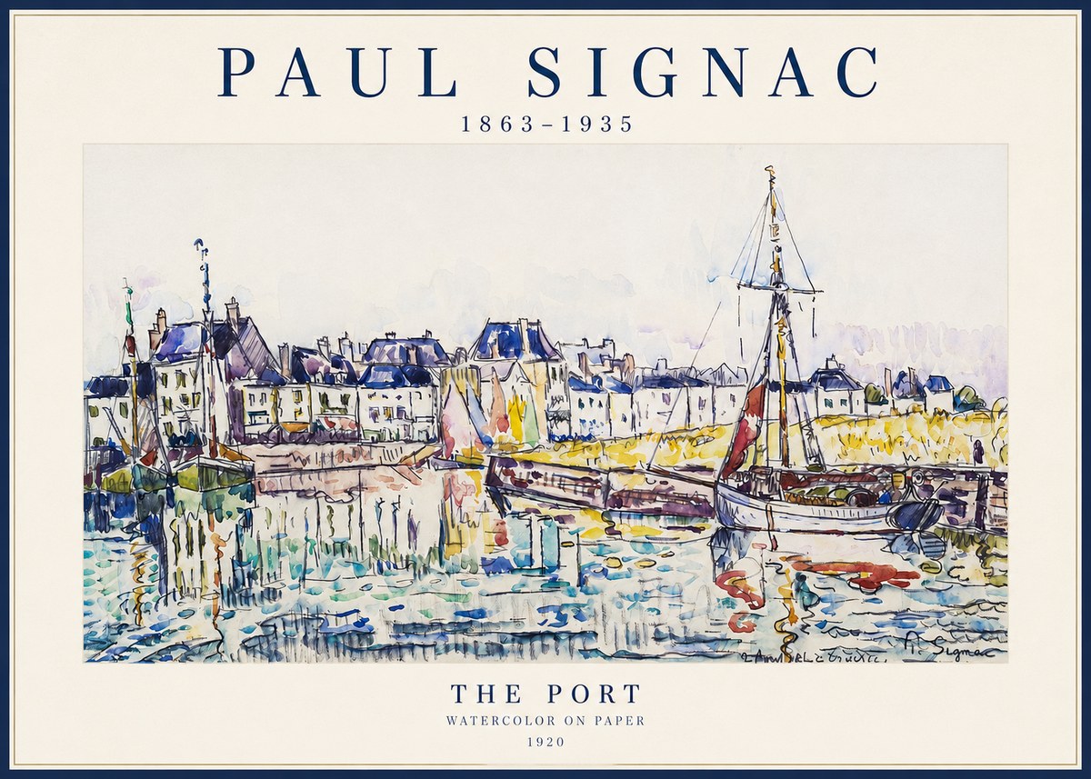 Signac The Port I No2 - Poster