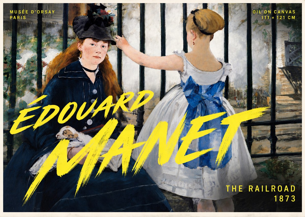 Édouard Manet The Railroad No5 - Poster