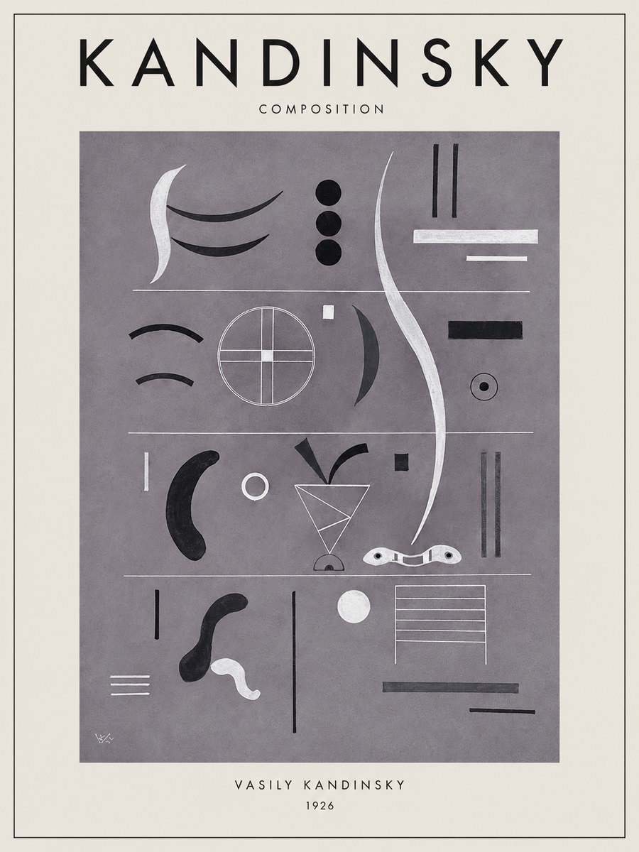 Kandinsky Composition I No1 - Poster