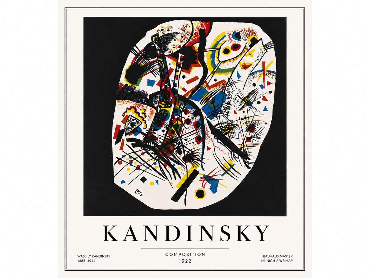 Kandinsky Composition 1922 No5 - Poster
