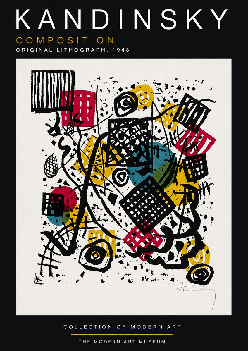 Kandinsky Composition IV No3 - Poster