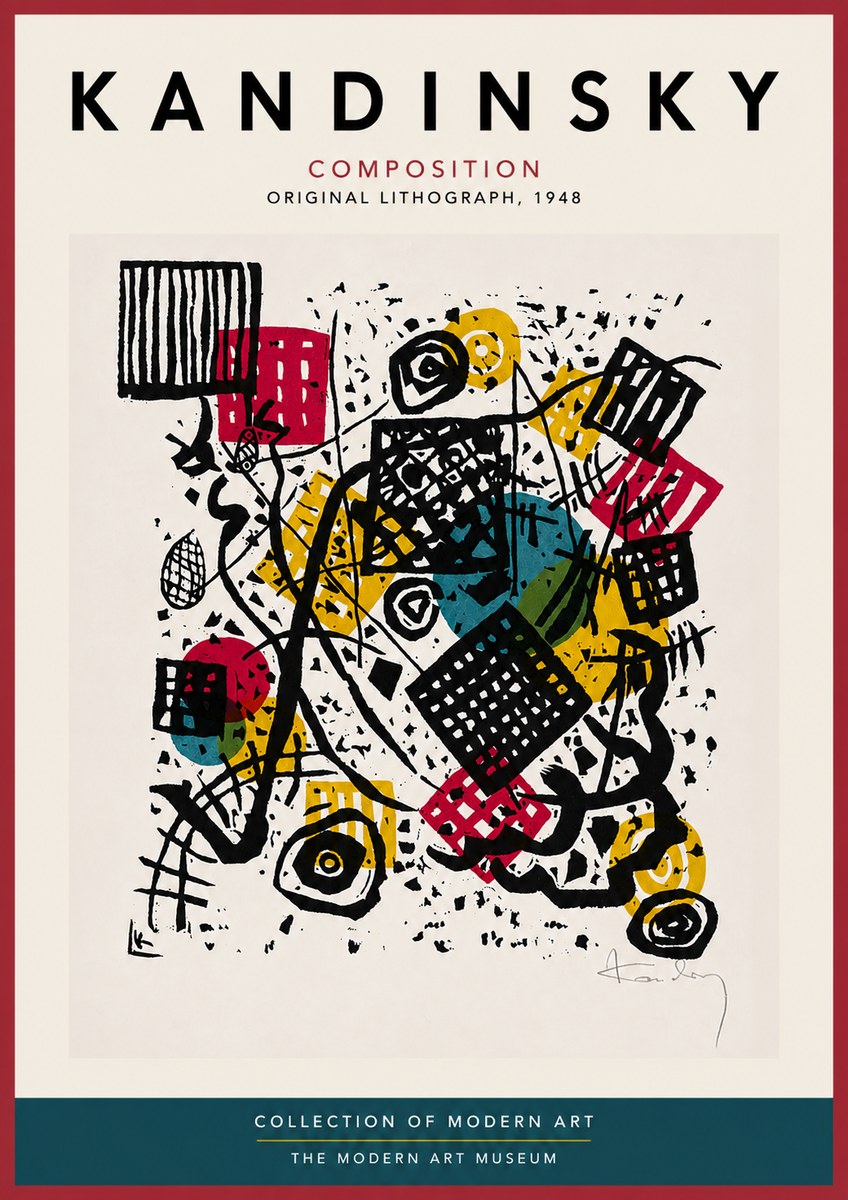 Kandinsky Composition IV No5 - Poster