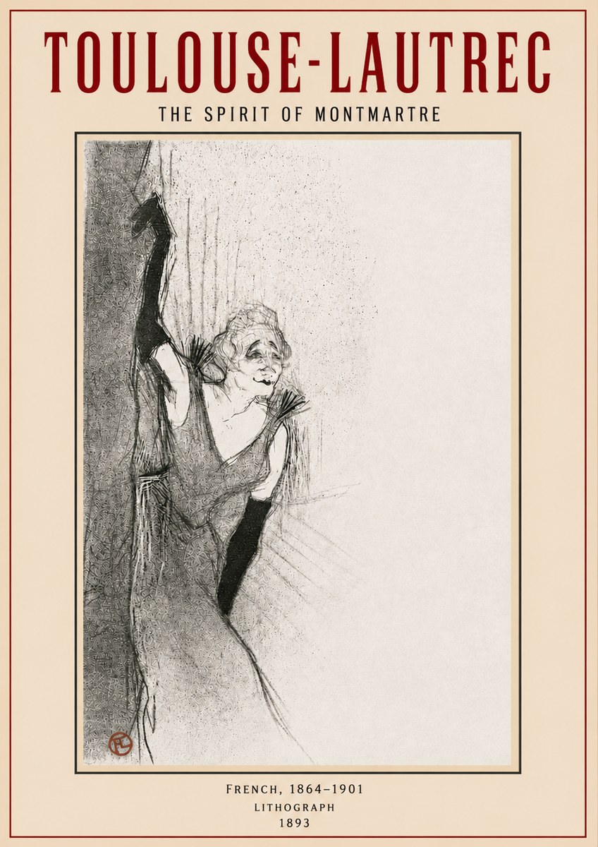 Toulouse-Lautrec The Spirit of Montmartre No4 - Poster