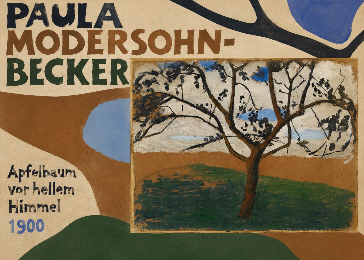 Paula Modersohn-Becker Apfelbaum Vor Hellem Himmel No6 - Poster