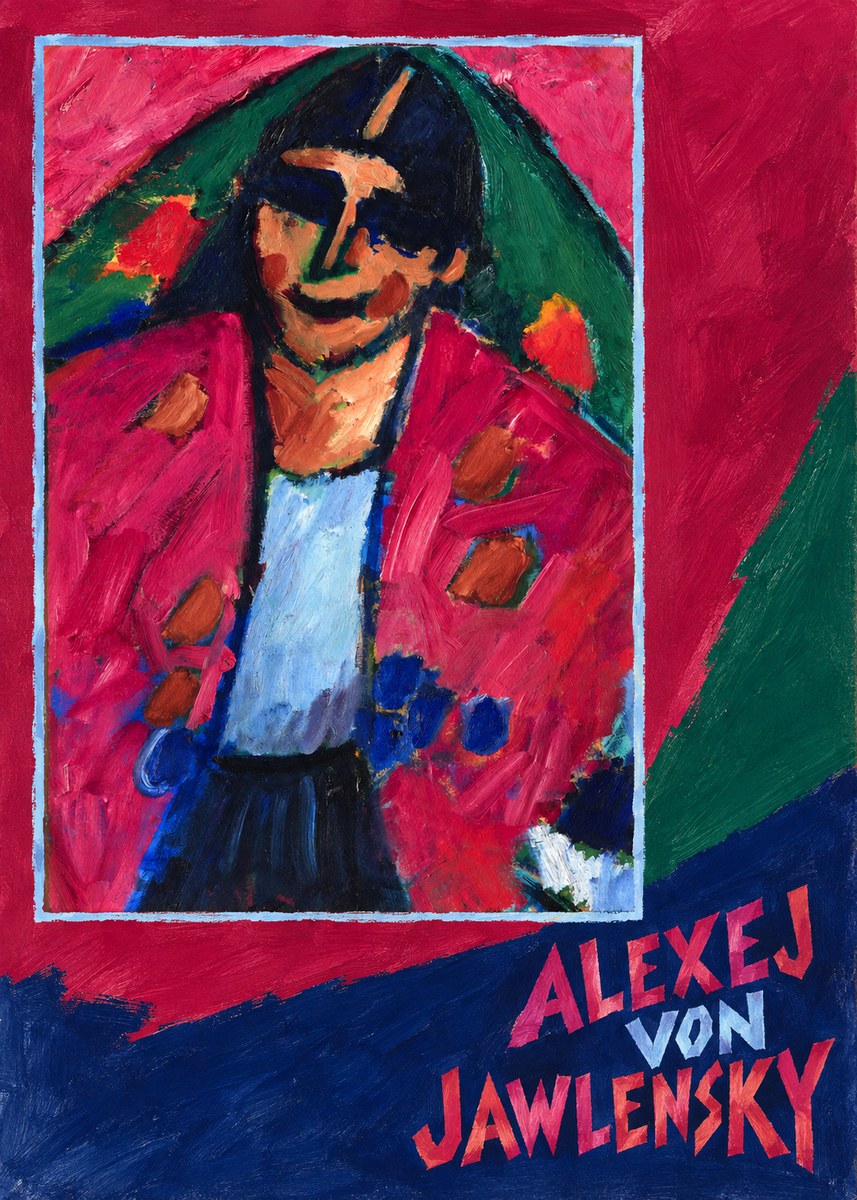 Alexej von Jawlensky Head of a Man No3 - Poster
