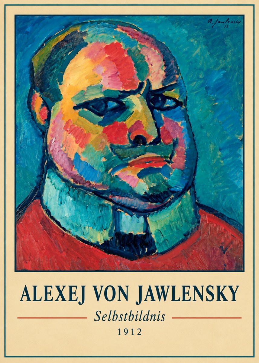 Alexej von Jawlensky Selbstbildnis No1 - Poster