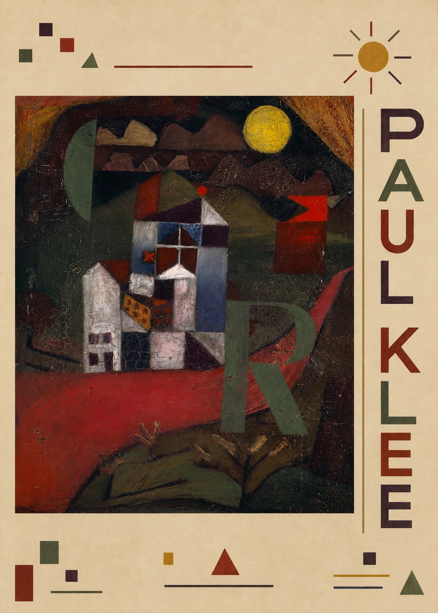 Paul Klee Villa R • 1919 No5 - Poster