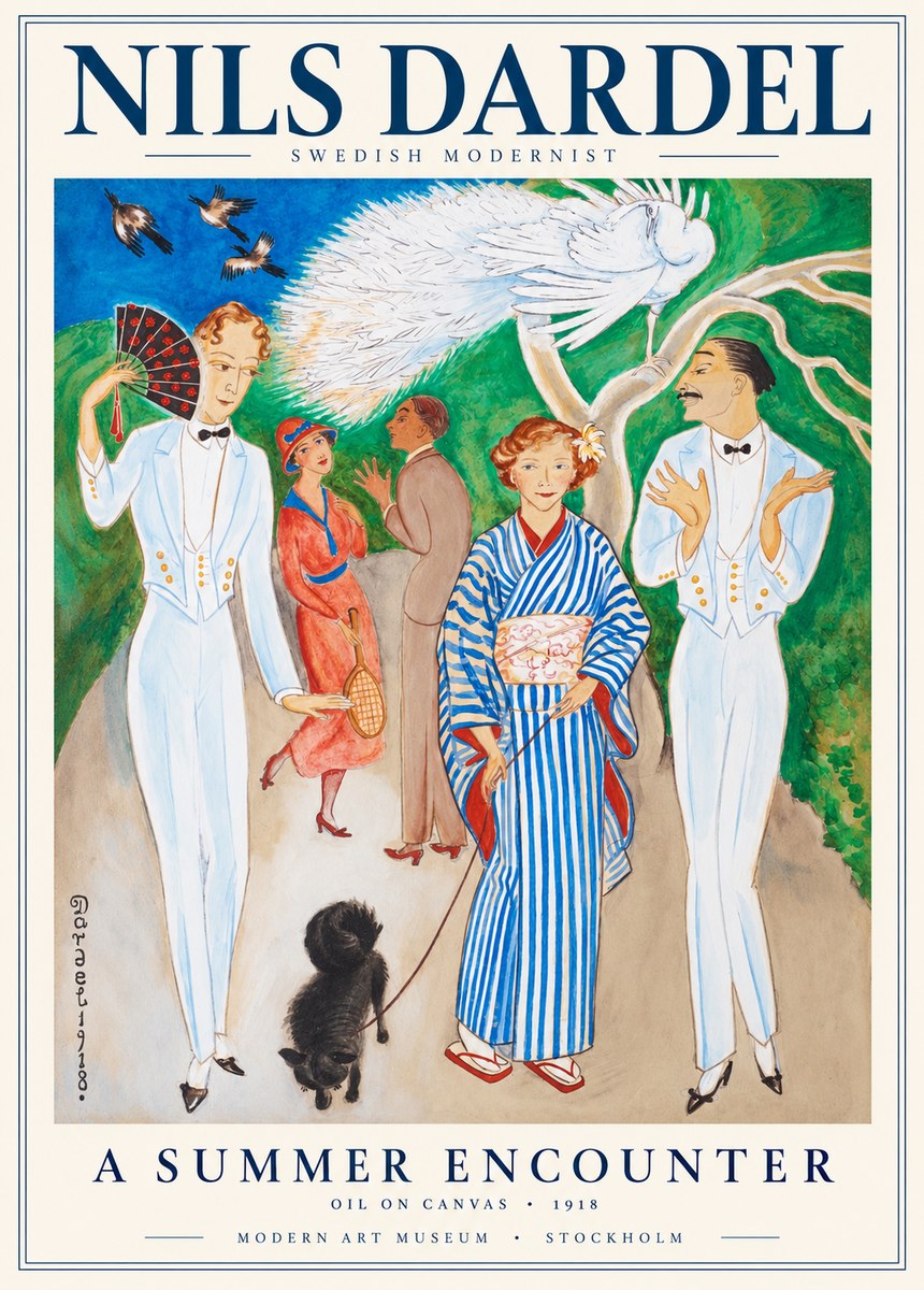 Nils Dardel A Brighter World No2 - Poster