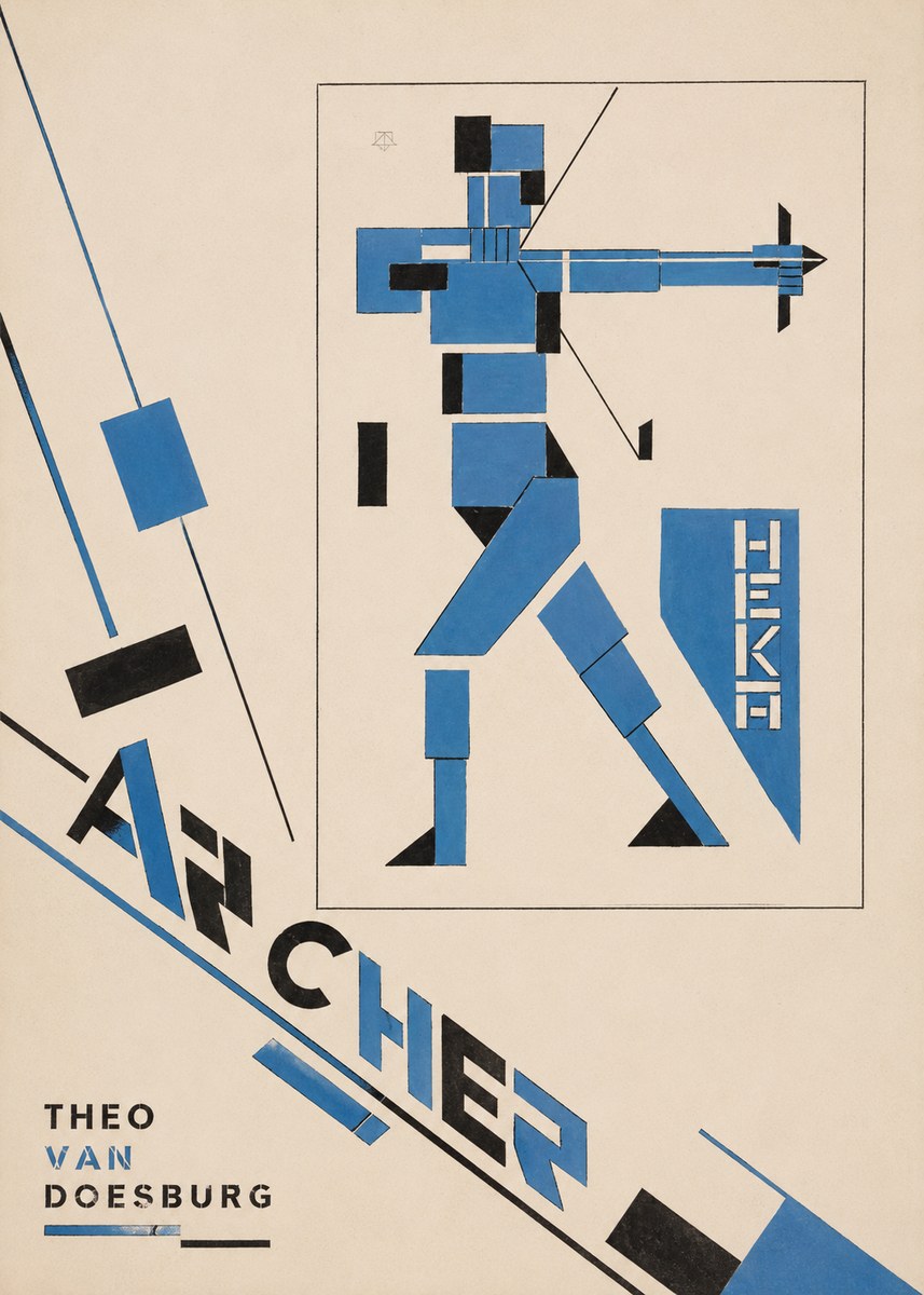 Theo van Doesburg Archer No5 - Poster