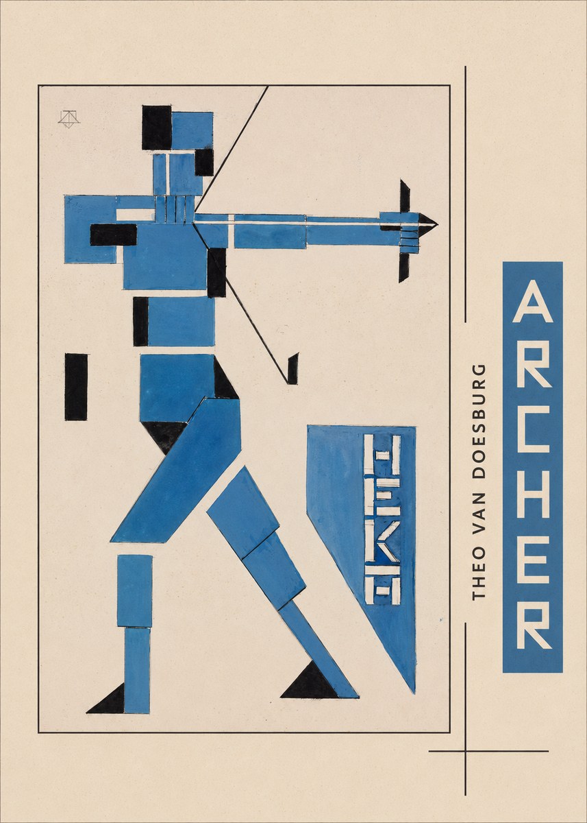 Theo van Doesburg Archer No6 - Poster