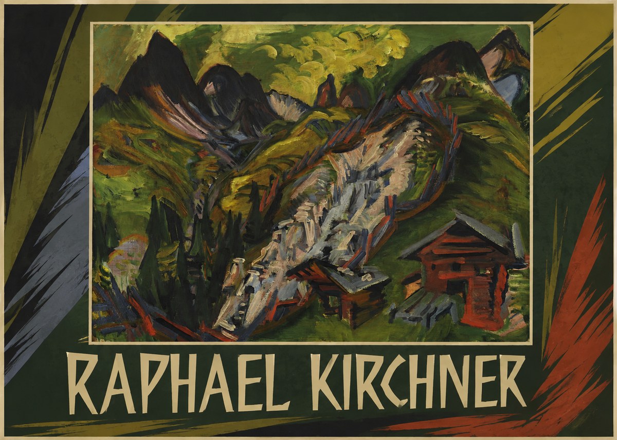 Raphael Kirchner Mountain Landscape I No1 - Poster