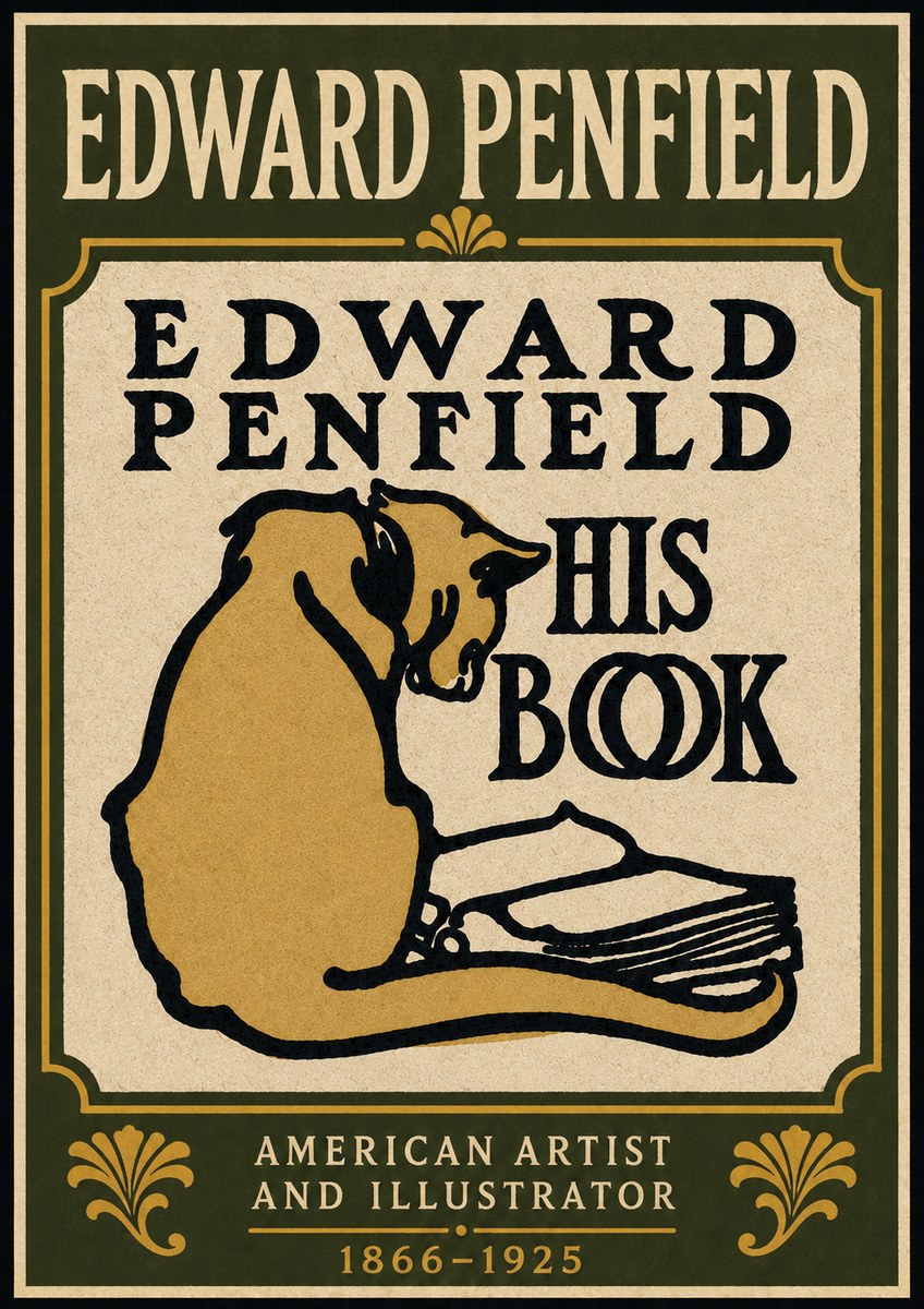 Edward Penfield His Book No5 - Poster