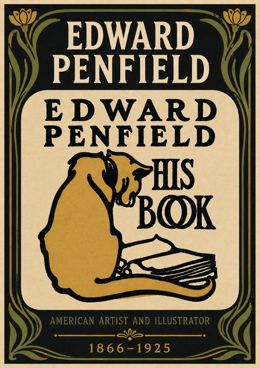 Edward Penfield His Book No6 - Poster
