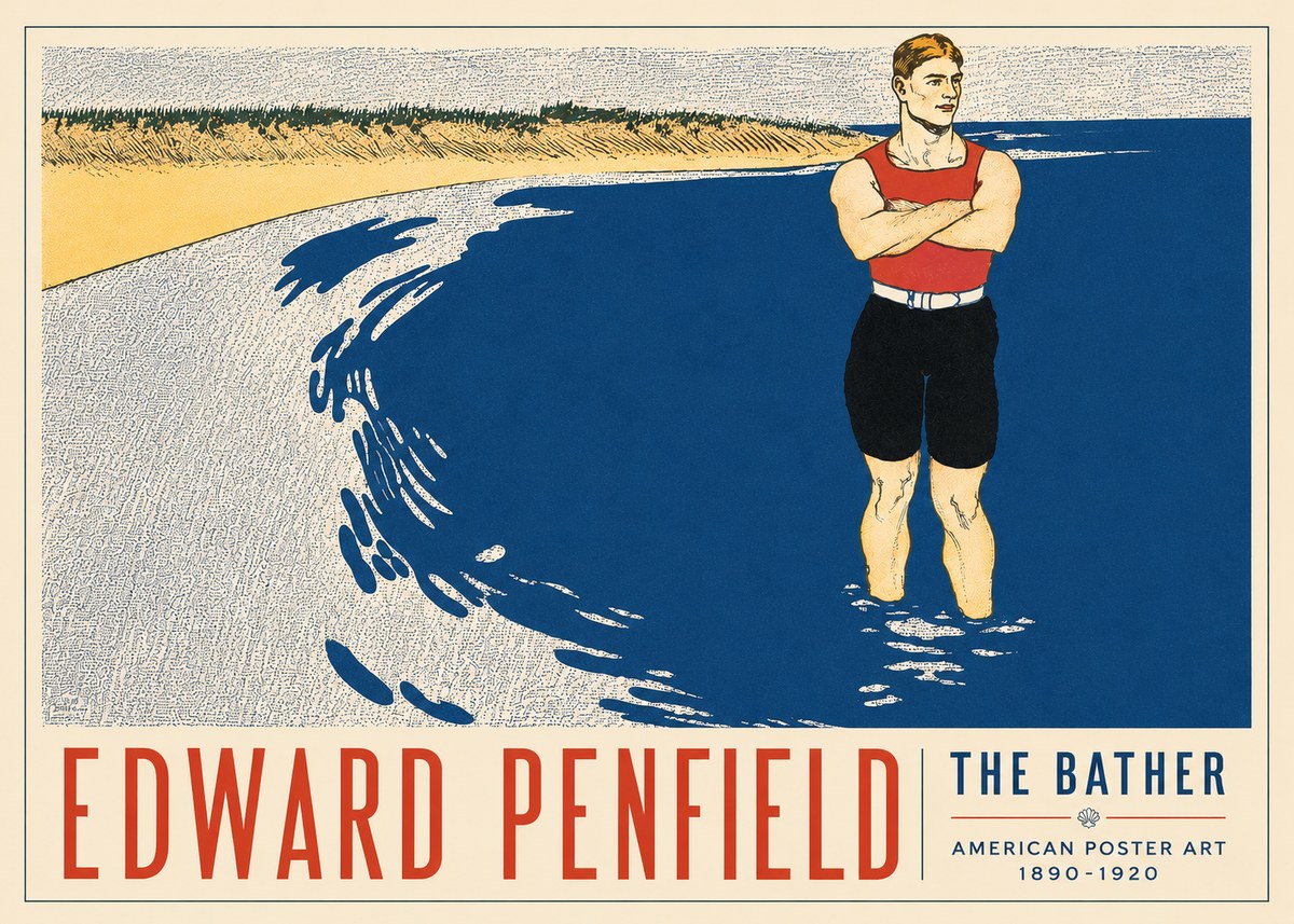 Edward Penfield The Bather No3 - Poster