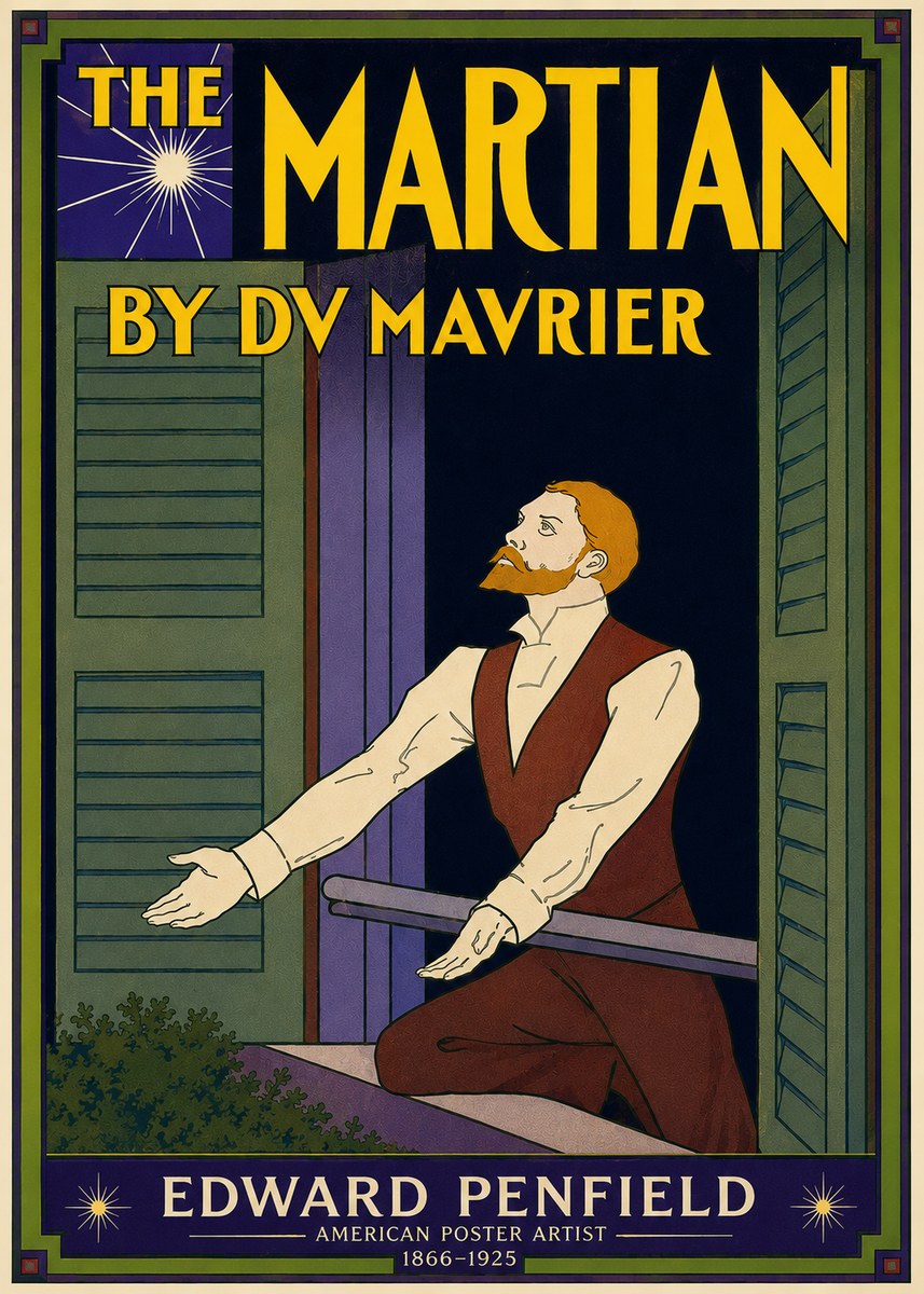 Edward Penfield The Martian by Dv Mavrier No4 - Poster