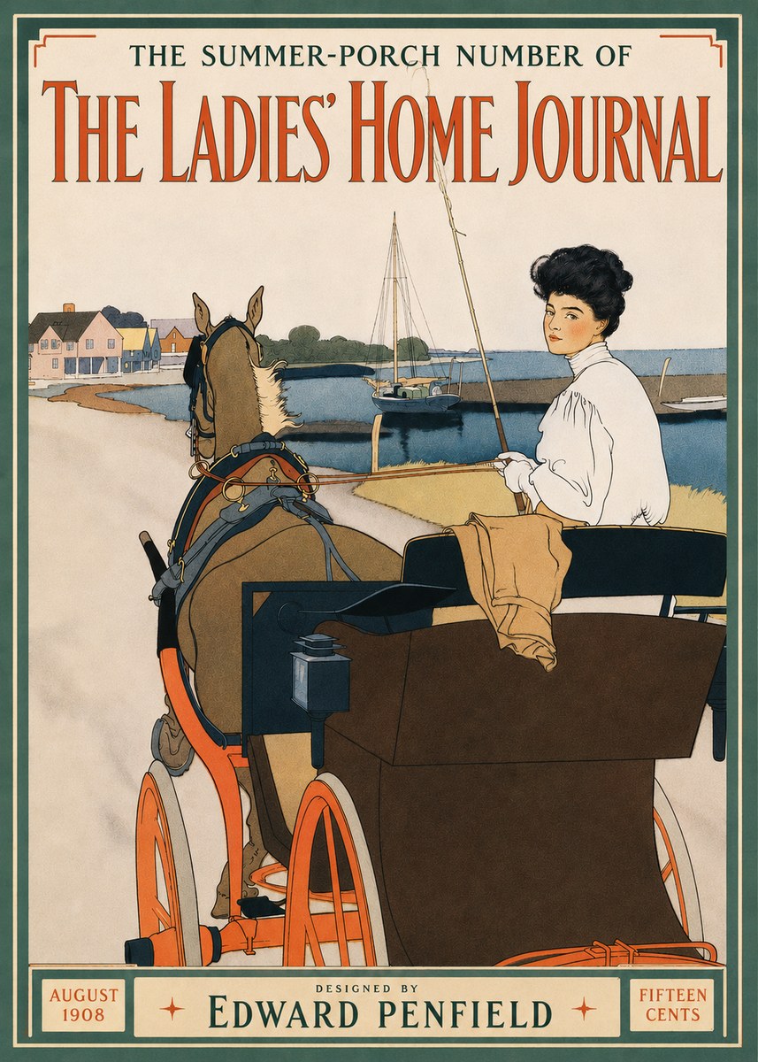 Edward Penfield The Ladies' Home Journal No3 - Poster