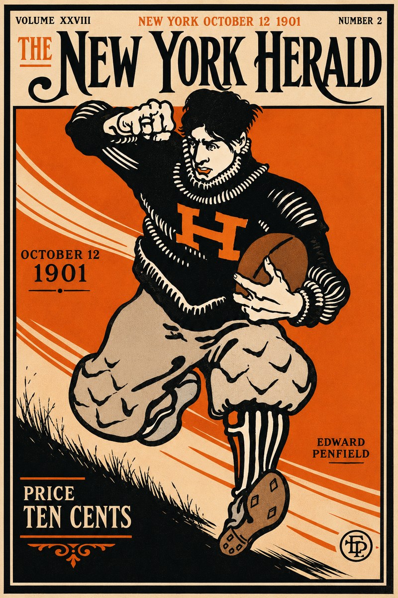 Edward Penfield The New York Herald No3 - Poster