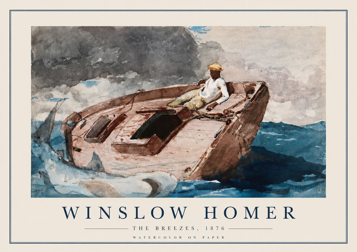 Winslow Homer The Breezes No3 - Poster