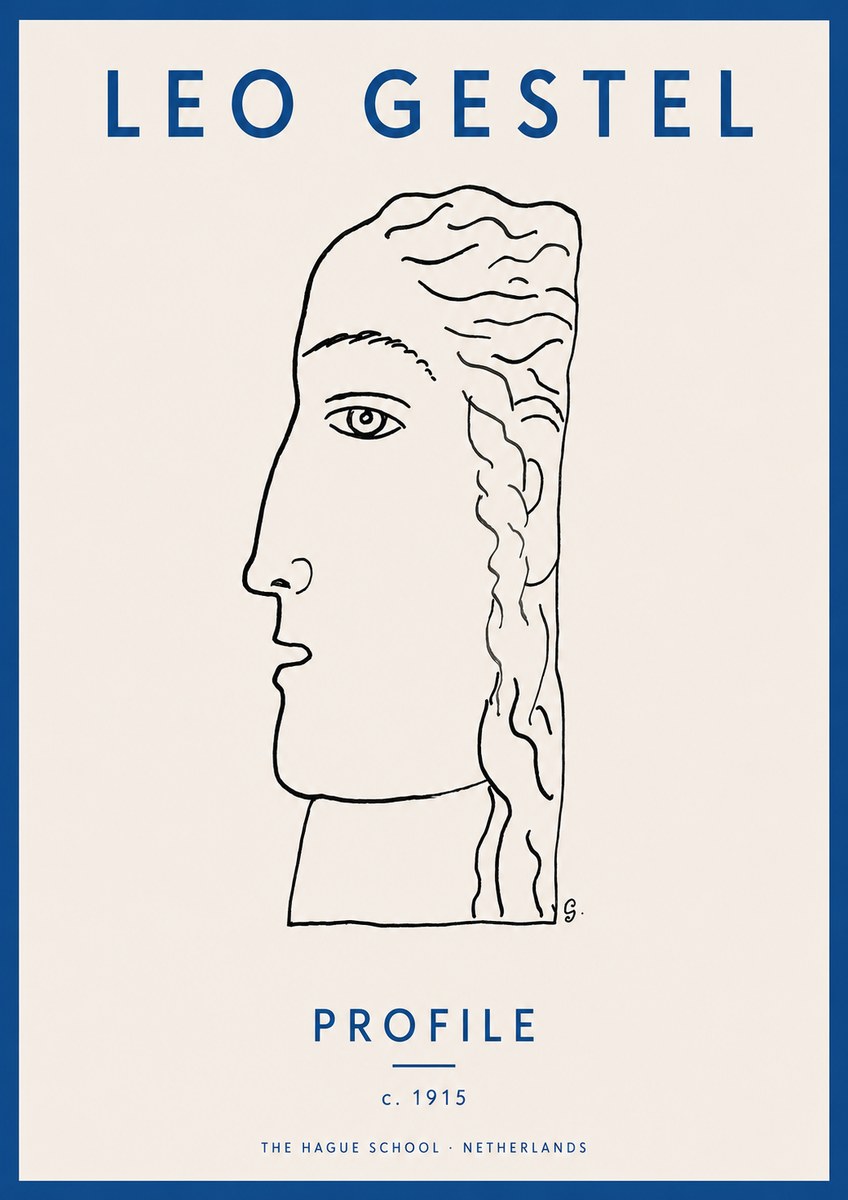 Leo Gestel Profile No2 - Poster