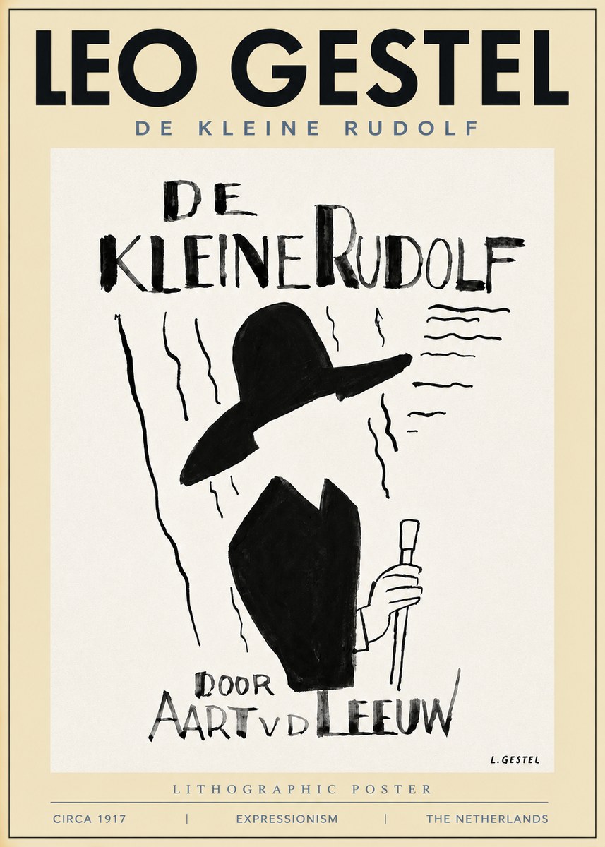 Leo Gestel De Kleine Rudolf No3 - Poster