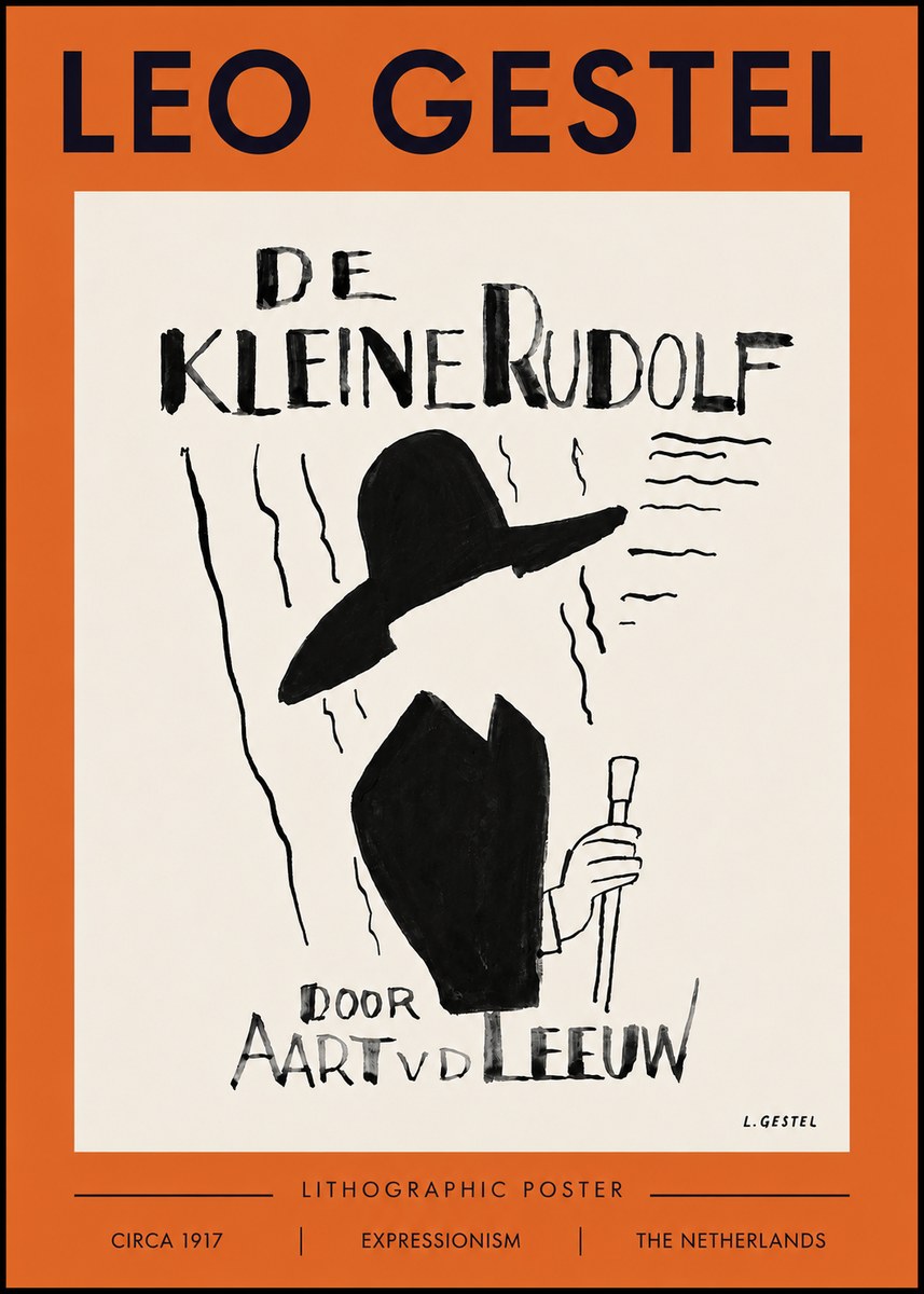 Leo Gestel De Kleine Rudolf No4 - Poster