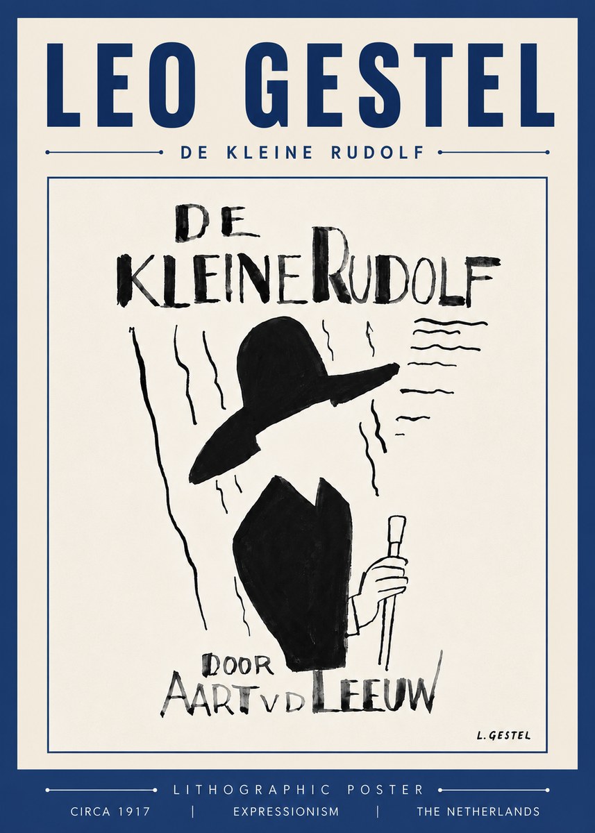 Leo Gestel De Kleine Rudolf No5 - Poster