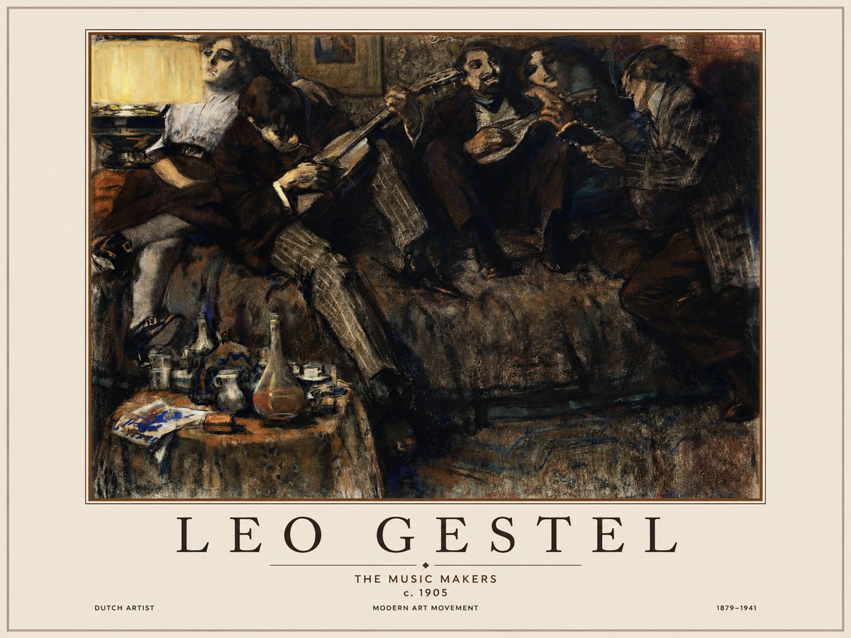 Leo Gestel The Music Makers No1 - Poster