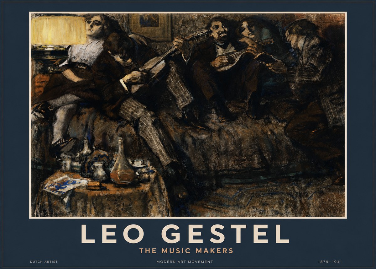 Leo Gestel The Music Makers No2 - Poster