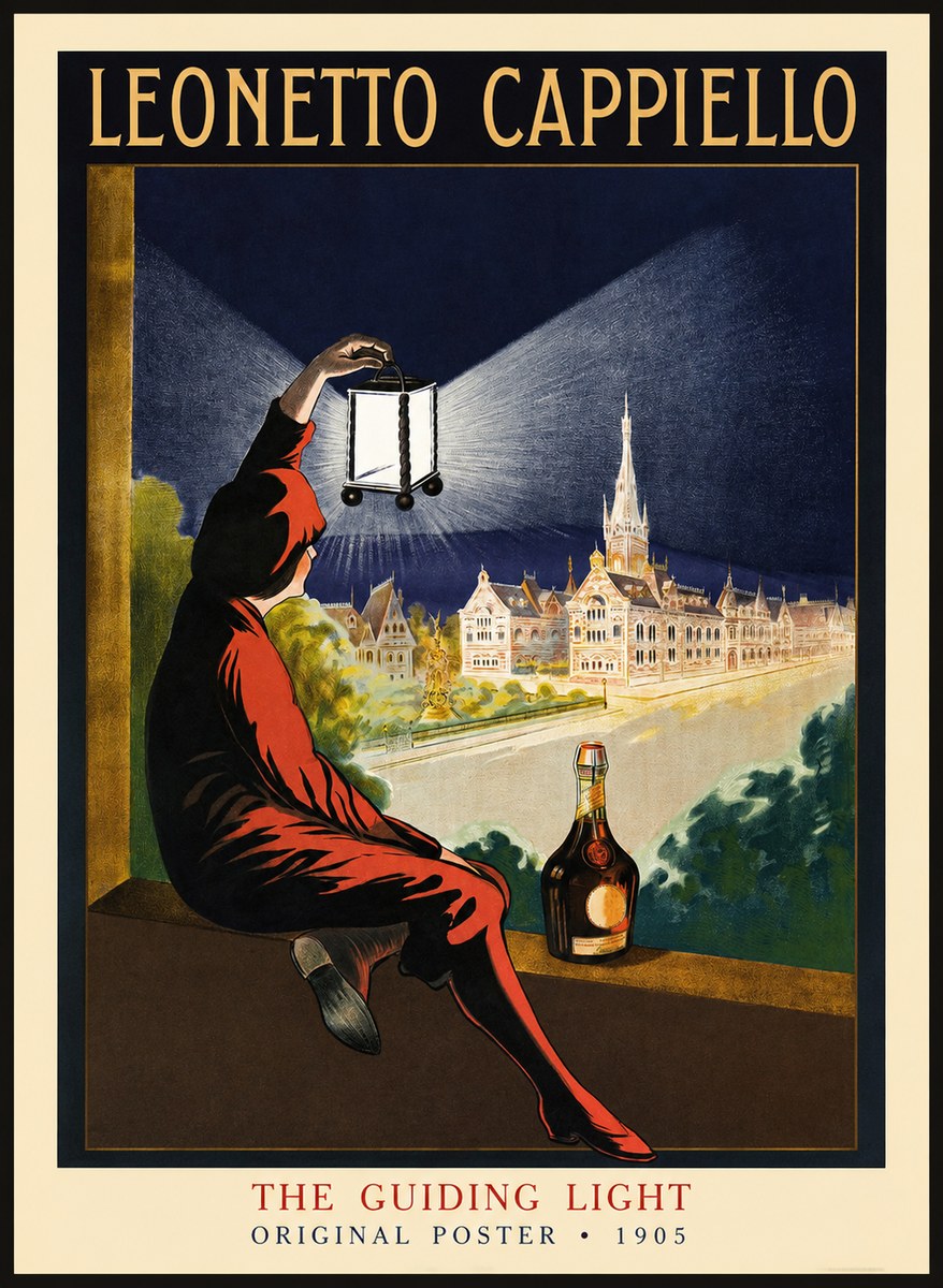 Leonetto Cappiello The Guiding Light No1 - Poster